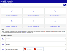 Tablet Screenshot of keymachinesales.com
